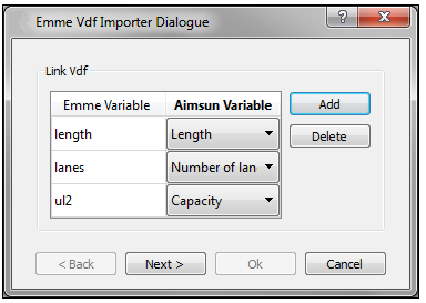Diálogo do Importador de Link VDF Diálogo do Importador de Link VDF