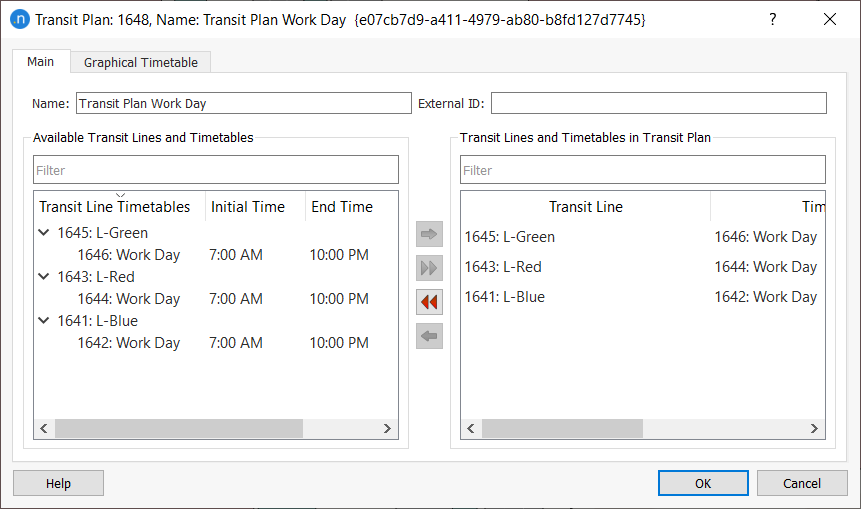 editor de Plano de Transporte Público