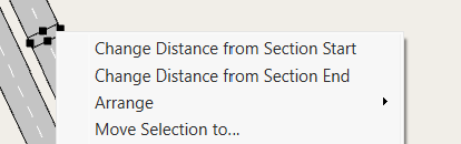 Posição relativa do detector