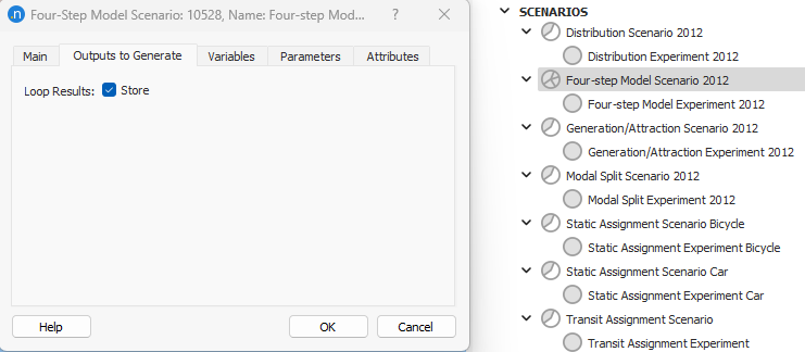 armazenamento do Controlador de Loop do Modelo de Quatro Etapas