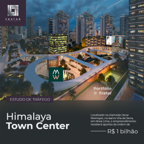 Portfólio Fratar de estudo de tráfego do Himalaya Town Center