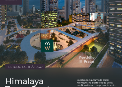 Portfólio Fratar de estudo de tráfego do Himalaya Town Center