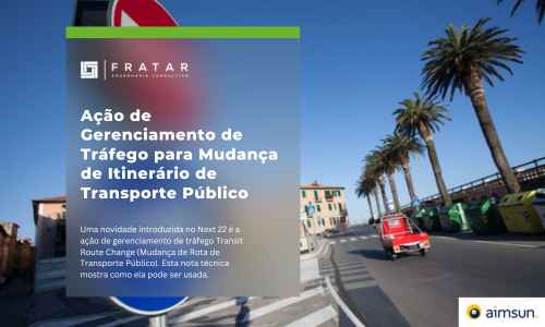 Capa da nota técnica: gerenciamento de tráfego para mudança de itinerário do transporte público