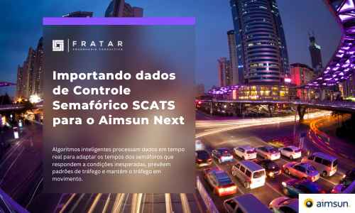 Capa da nota técnica: importando dados de controle semafórico SCATS para o Aimsun Next