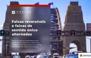 Capa da nota técnica: faixas reversíveis e faixas de sentido único alternadas