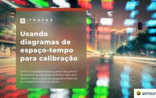 Capa sobre diagramas de espaço-tempo para calibração no Aimsun