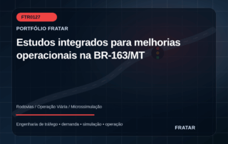 Arte editorial de operação viária para melhorias na BR-163 em Mato Grosso