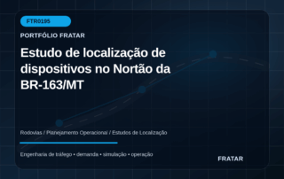 Arte editorial para Estudo de localização de dispositivos no Nortão da BR-163/MT