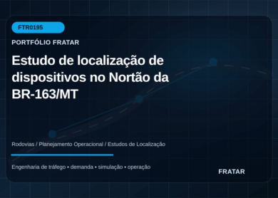 Arte editorial para Estudo de localização de dispositivos no Nortão da BR-163/MT
