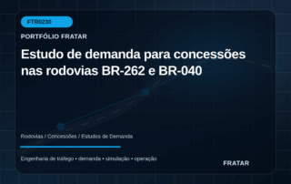 Arte editorial para Estudo de demanda para concessões nas rodovias BR-262 e BR-040