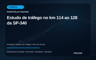 Arte editorial para Estudo de tráfego no km 114 ao 128 da SP-340
