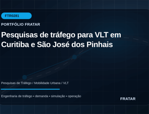 Pesquisas de tráfego para VLT em Curitiba e São José dos Pinhais