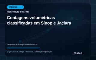 Arte editorial para Contagens volumétricas classificadas em Sinop e Jaciara