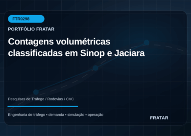 Arte editorial para Contagens volumétricas classificadas em Sinop e Jaciara