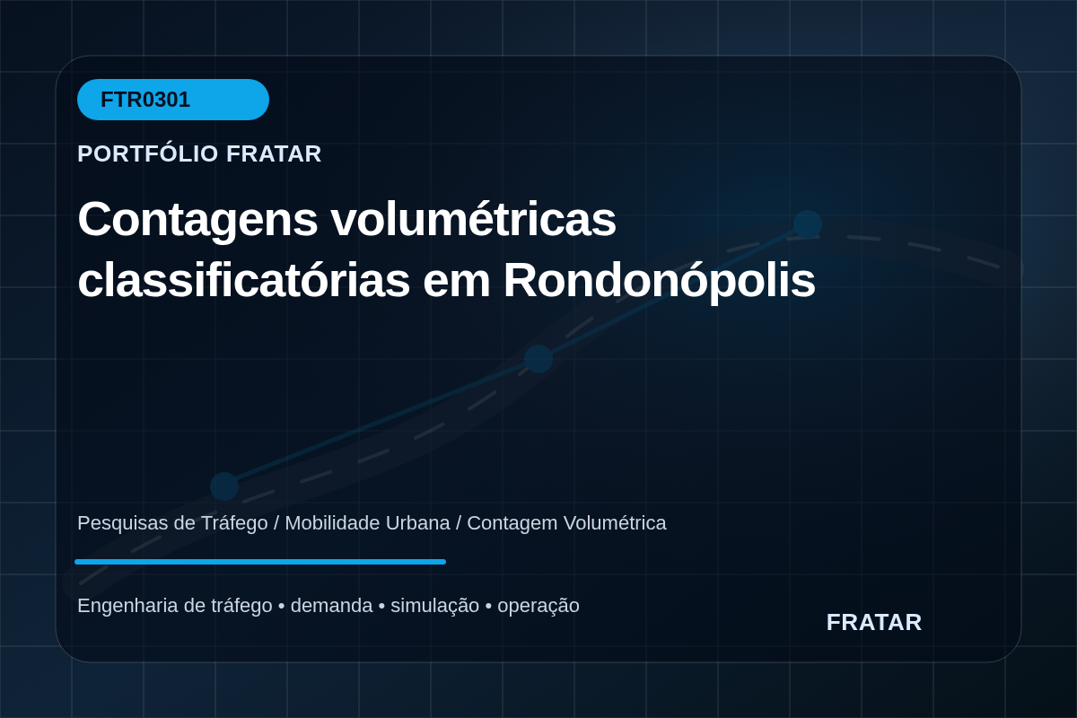 Arte editorial para Contagens volumétricas classificatórias em Rondonópolis
