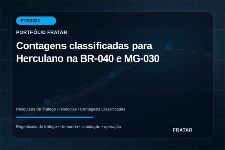 Arte editorial para Contagens classificadas para Herculano na BR-040 e MG-030