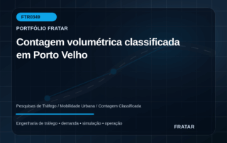 Arte editorial para Contagem volumétrica classificada em Porto Velho