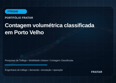 Arte editorial para Contagem volumétrica classificada em Porto Velho
