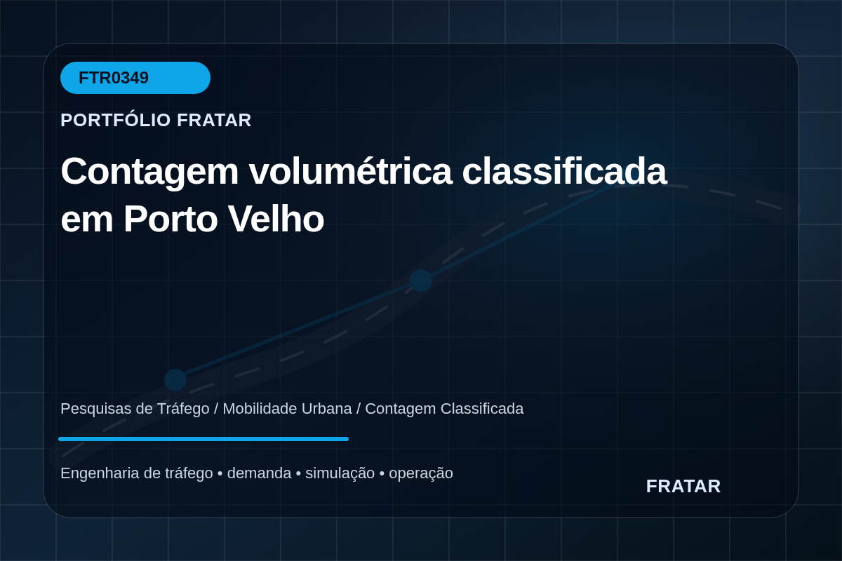 Arte editorial para Contagem volumétrica classificada em Porto Velho