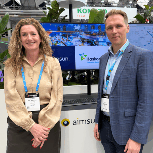 Arte da parceria Aimsun Haskoning Industry Partner