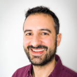 Retrato de Dimitris Triantafyllos, especialista sênior de produto da Aimsun