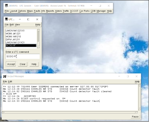 Capturas dos passos iniciais de UTC Backup/Restore, UTC Machine Configuration, XLaunch/UTC Login e comandos SCOOT. (56 8)