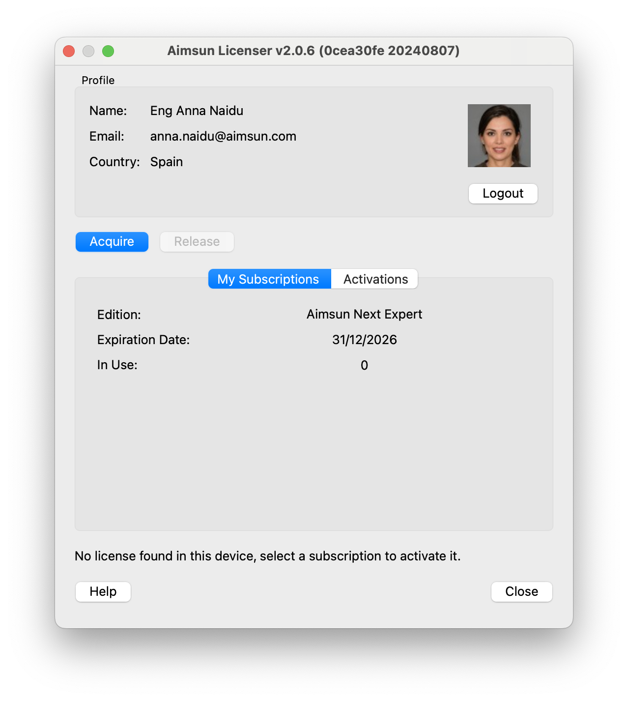 Capturas oficiais atualizadas do fluxo myAimsun/Licenser e imagem de assinatura. (Screenshot 2024 08 13 at 19.55.48)