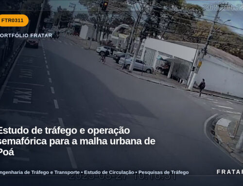 Estudo de tráfego e operação semafórica para a malha urbana de Poá