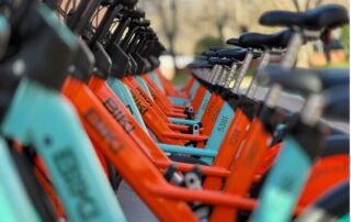 Bicicletas compartilhadas e mobilidade urbana com gêmeos digitais Aimsun
