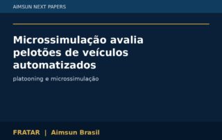 Microssimulação avalia pelotões de veículos automatizados