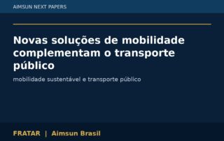 Novas soluções de mobilidade complementam o transporte público