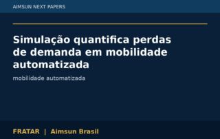 Simulação quantifica perdas de demanda em mobilidade automatizada